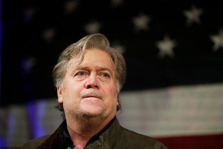 Conservative donors who wish to avoid intra-party primary challenges fear that Steve Bannon could do damage in 2018. (AP Photo/Brynn Anderson)