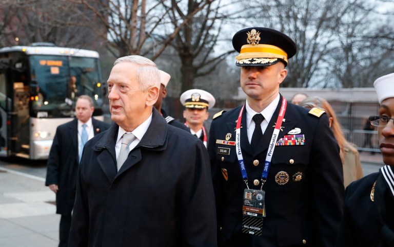 It is believed to be the first U.S. combat death of President Trump's administration. (AP Photo/Alex Brandon)