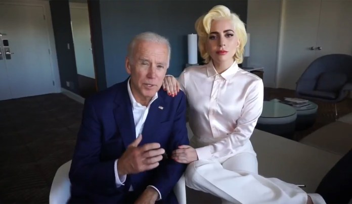 "We want to make it real clear, it's on us -- it's on everyone -- to intervene, to stop abuse when they see it and when they hear about it, and to intervene," Biden said. (Image courtesy screenshot)