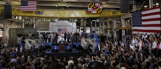 Obama in Baltimore: I’m looking forward to having a dredge named after me