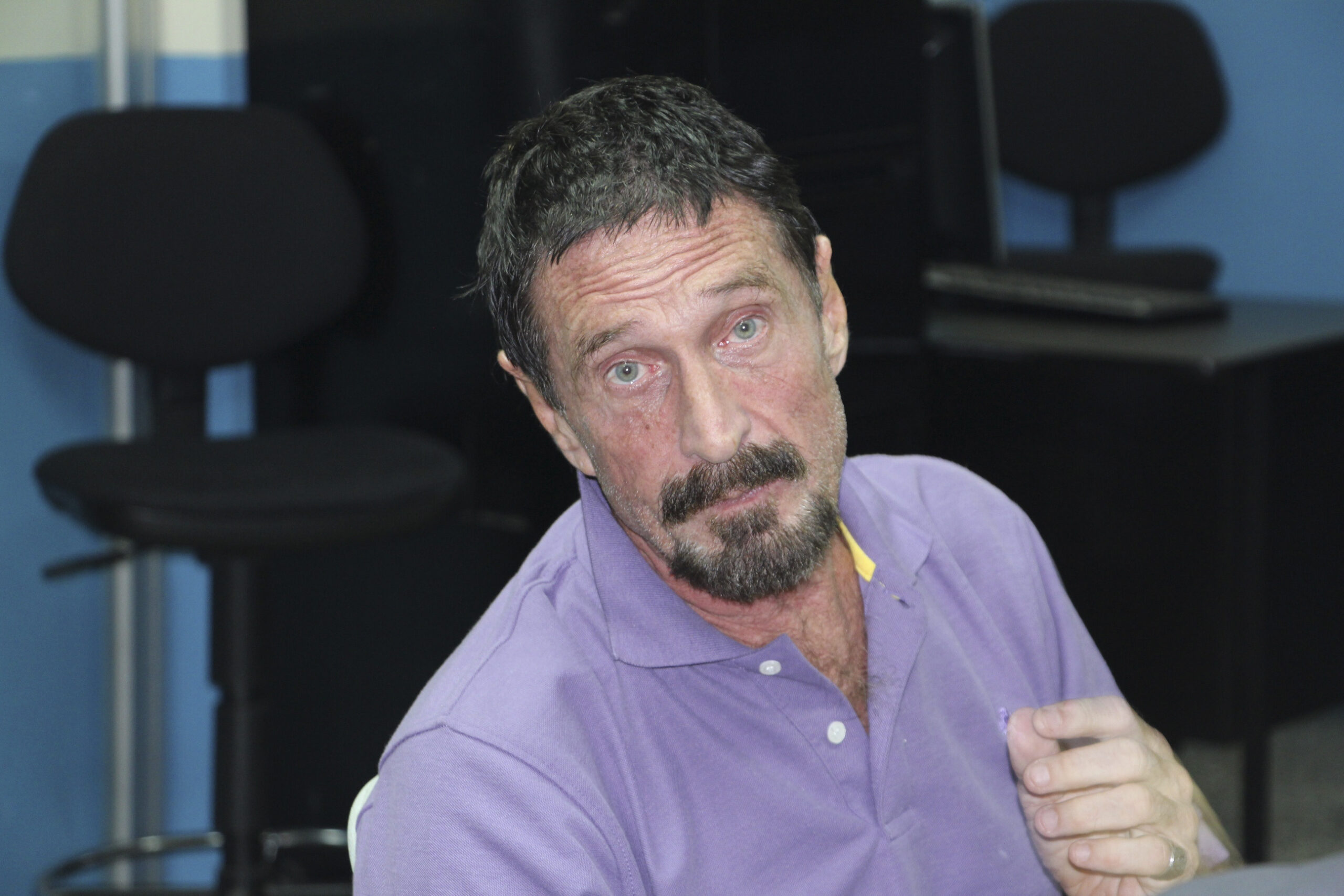 Guatemalan police arrest software guru McAfee
