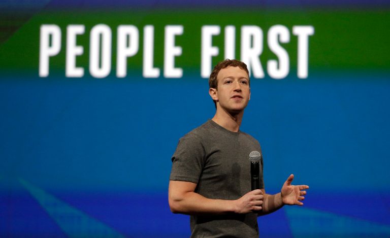 FILE - In this April 30, 2014 file photo, Facebook CEO Mark Zuckerberg delivers the keynote address at the f8 Facebook Developer Conference in San Francisco. Zuckerberg and his wife, Priscilla Chan, are donating $25 million to the CDC Foundation to help address the Ebola epidemic, the foundation said Tuesday, Oct. 14, 2014. (AP Photo/Ben Margot, File)