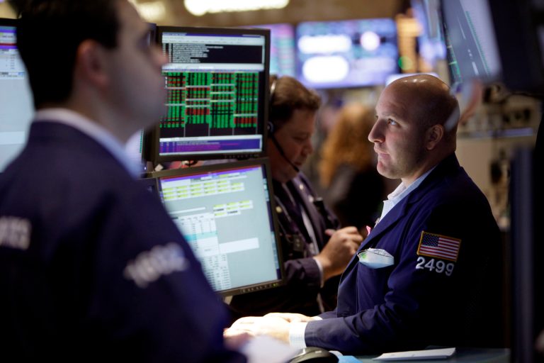   FILE - In this Thursday, Nov. 15, 2012, file photo, Traders work on the floor of the New York Stock Exchange. Stocks are rising in early trading on Wall Street, Monday, Dec. 3, 2012, following European markets higher, following news that China's manufacturing sector grew last month for the first time in more than a year. (AP Photo/Seth Wenig, File)  