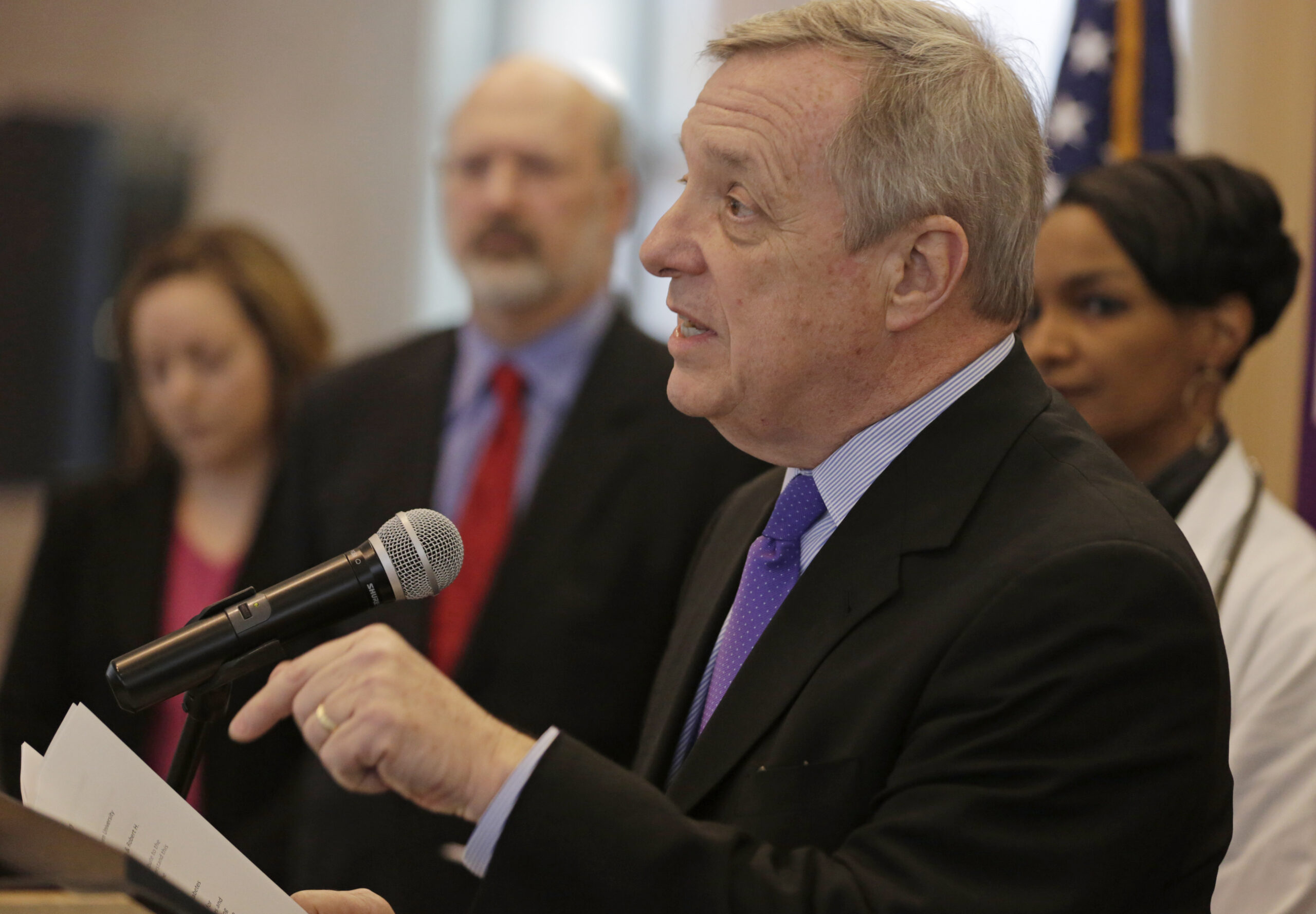 White House says tense scene described by Dick Durbin never happened