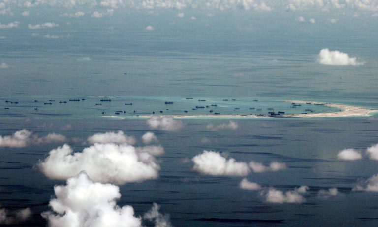 The tribunal concluded that any rights that China may have had in the South China Sea were no longer valid. (Ritchie B. Tongo/Pool Photo via AP, File)