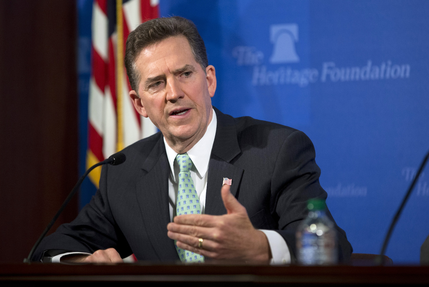 Jim DeMint on his way out at Heritage Foundation