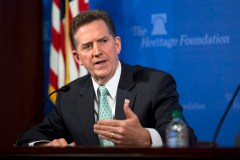 Jim DeMint on his way out at Heritage Foundation