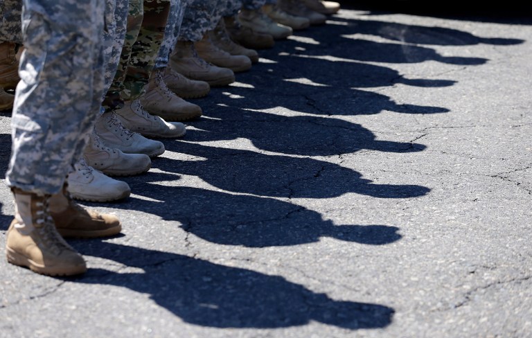 The 2016 annual report, released Monday, shows that 4.3 percent of women experienced a sexual assault in fiscal 2016, down from 4.9 percent of women in fiscal 2014. (AP Photo/Chuck Burton)