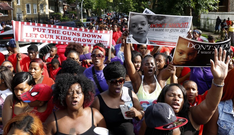 President Trump announced on Friday morning that he has instructed federal officials to help local and state officials in Chicago who are dealing with higher-than-normal rates of violence. (AP Photo/Christian K. Lee)