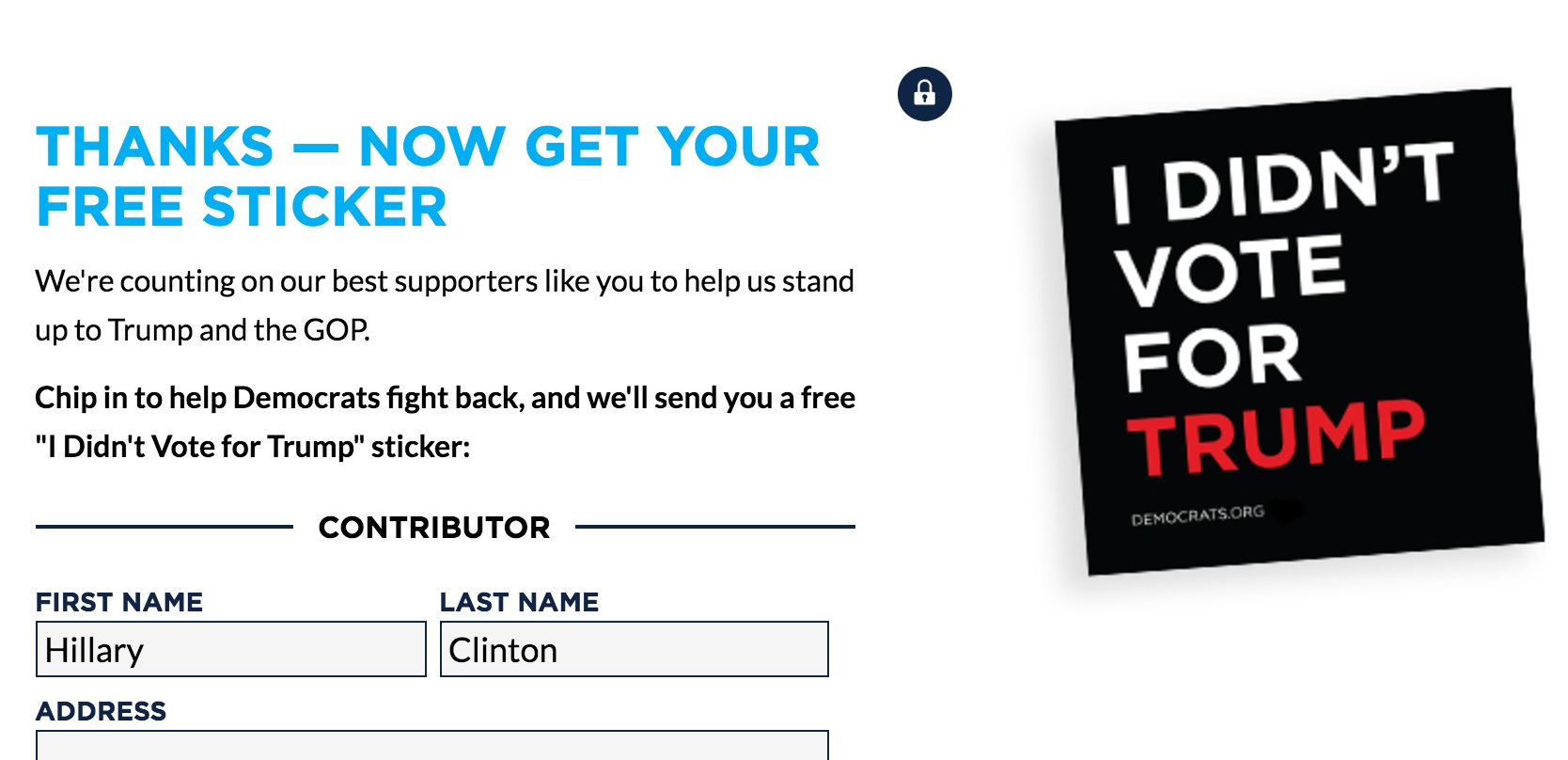 More rudeness: Biden bumper sticker ‘I DIDN’T VOTE FOR TRUMP’