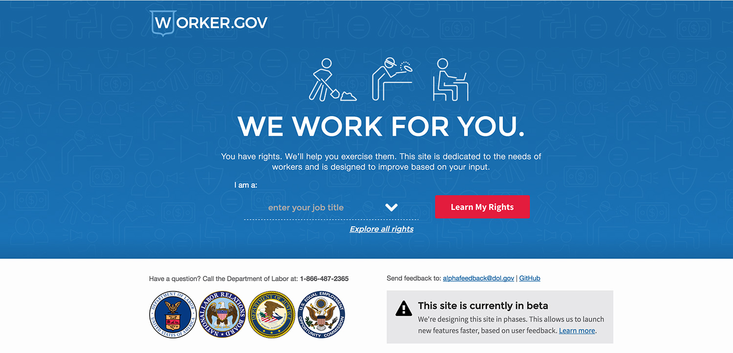White House launches pro-worker website