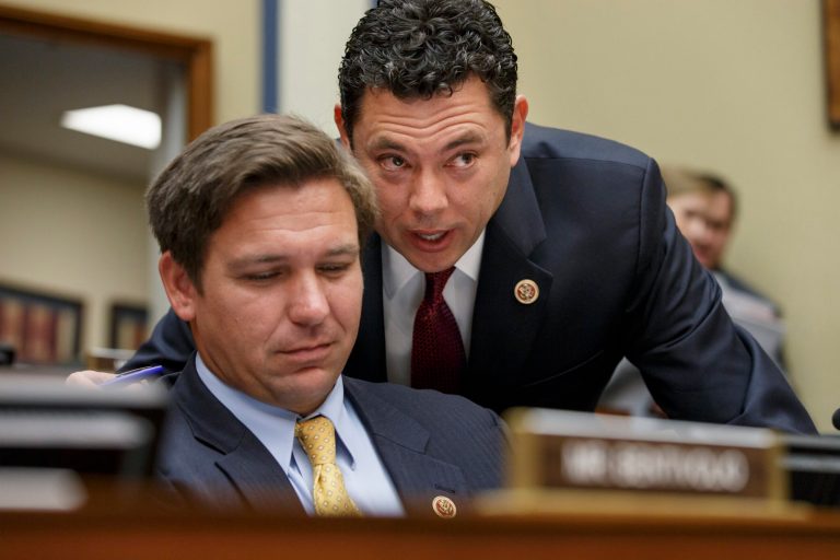 Chairman Rep. Jason Chaffetz, R-Utah, right, and Ron DeSantis, R-Fla., chairman of the Subcommittee on National Security, wrote Friday to Defense Secretary Ash Carter and Inspector General Jon Rymer demanding a briefing this week on the probe.Â (AP file photo/J. Scott Applewhite)