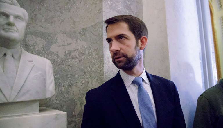 Sen. Tom Cotton, R-Ark., took to the Senate floor last week still stinging from political defeat. 