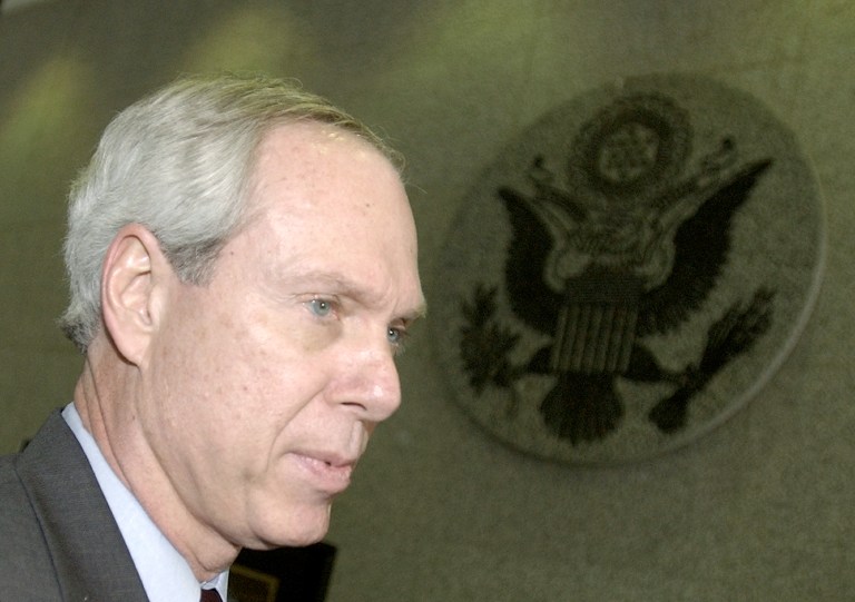 Schultz Thursday tried to clarify to reporters that Creamer wasn't there to meet one-on-one with Obama. (AP Photo/Stephen J. Carrera)