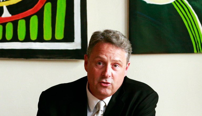 John Feeley, a senior foreign service officer, has served as the ambassador to Panama since January 2016. He joined the State Department in 1990. (AP Photo/Arnulfo Franco)