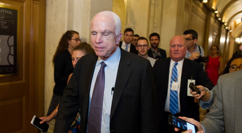 John McCain explains vote to sink Obamacare repeal