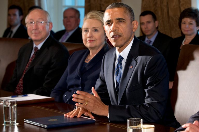 During her 2008 campaign, Clinton's plan included the individual mandate to purchase health insurance. (AP Photo/Jacquelyn Martin)