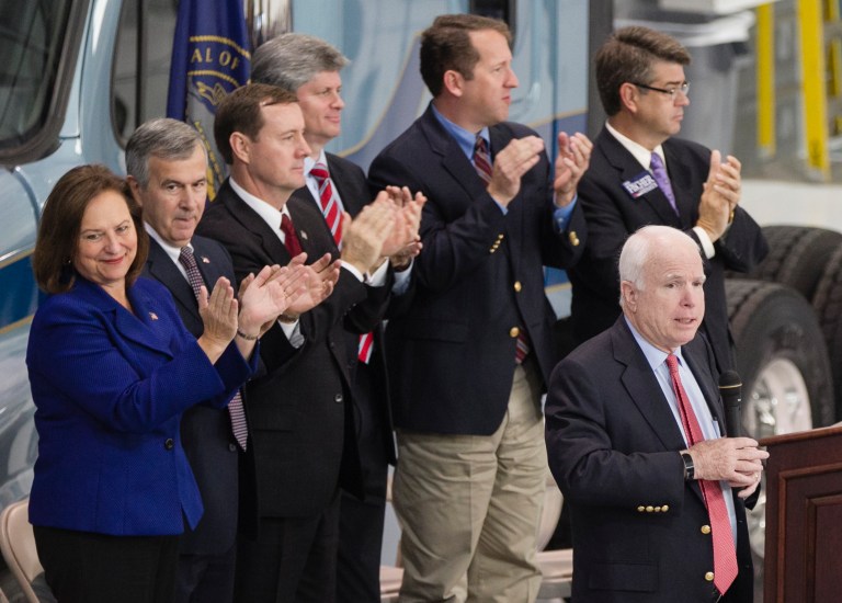Republicans embraced the opportunity to highlight an unpopular provision of the law. (AP Photo/Nati Harnik)