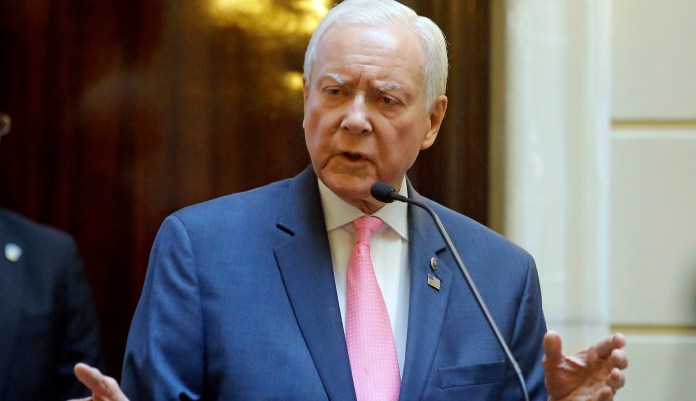"I think the Democrats are crazy to not try and deal with him directly," Hatch said, according to the Washington Post. (AP Photo/Rick Bowmer, File)