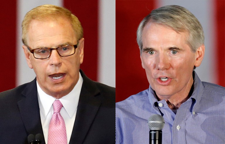 According to a new poll, Rob Portman leads Ted Strickland by more than 2-1 margin in the 6th district, which stretches from Northeast Ohio to the very southeast corner of the state, including Appalachia. (AP Photos)