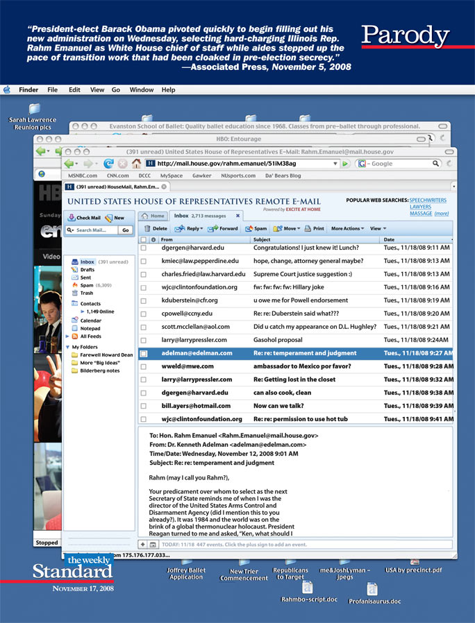 Rahm Emanuel’s Inbox