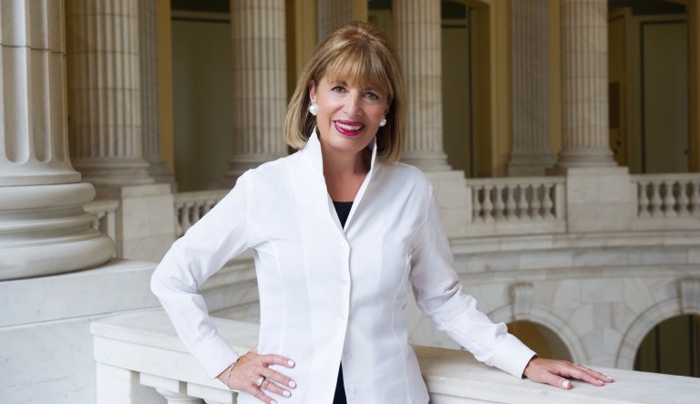 Rep. Jackie Speier, D-Calif., is asking her female colleagues to take part in a sleeveless photo-op Friday on the East Capitol steps shortly after the House meets for its first votes. (Wikipedia)
