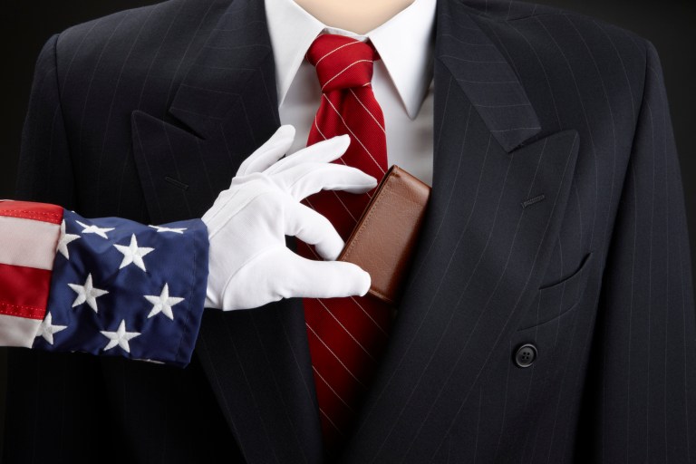 Helping one's fellow man through coercion and reaching into another's pockets is evil and worthy of condemnation. (Thinkstock)