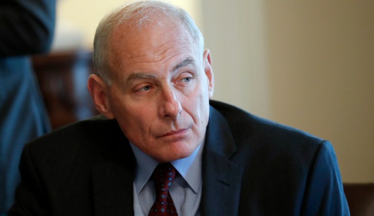White House Chief of Staff John Kelly described those who hadn't registered 