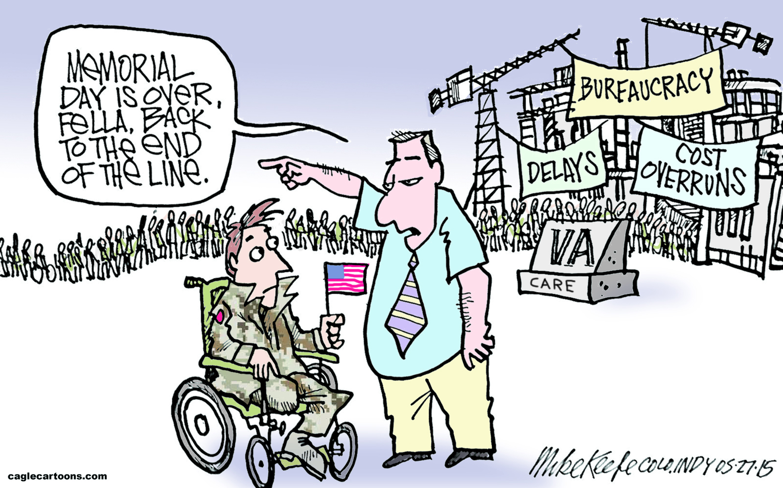 Editorial cartoons: The Day After