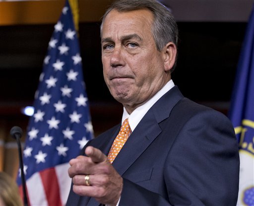 House Speaker John Boehner, R-Ohio, told President Obama he can't accept an invitation to travel with the U.S. delegation to Rome next week for Pope Francis' investiture ceremony because of his duties in the House. (AP Photo/J. Scott Applewhite)