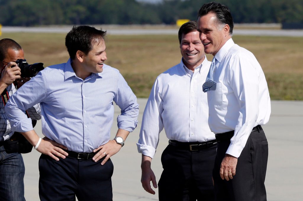Romney pens fundraising pitch for Rubio on primary day in Florida