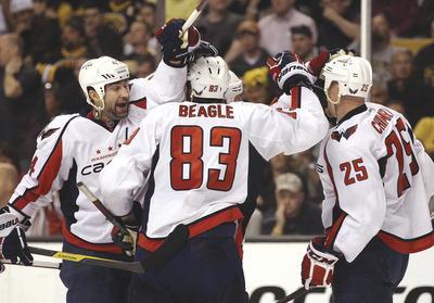 Bruce Bennett/Getty Images
Jay Beagle, whose role against the Bruins'top line and on the penalty kill has become intrinsic to the Capitals'success, scored a critical goal for Washington in Game 5.