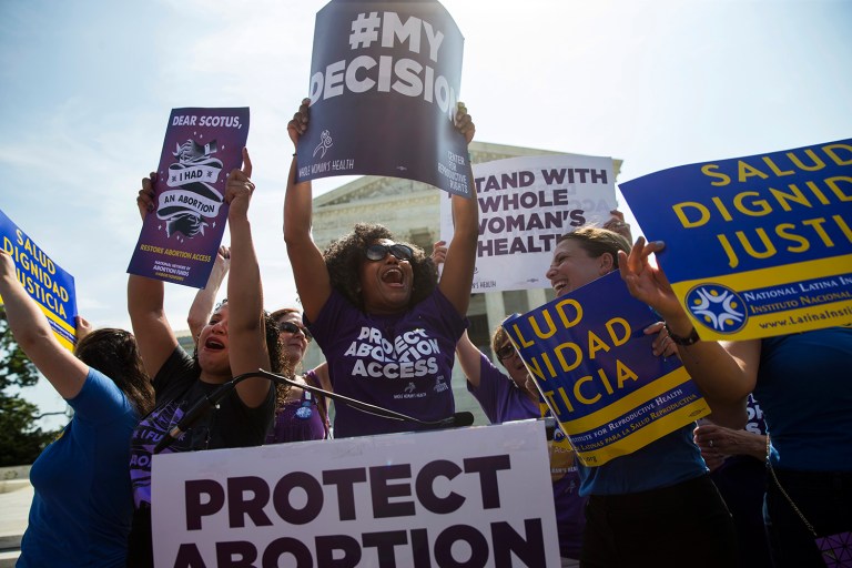 The Supreme Court struck down Texas' widely replicated regulation of abortion clinics. (AP Photo/Evan Vucci)