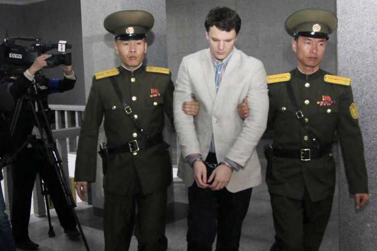 It's disturbing that even a handful of commentators in the U.S. would unblinkingly accept North Korea's version of events. (AP Photo/Jon Chol Jin)