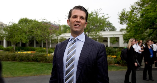 Donald Trump Jr. promotes tweet linking firing of Clinton’s FBI director to Vince Foster death
