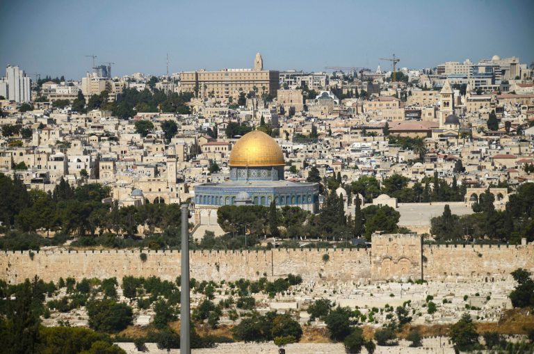 Following an attack earlier this week in which two Israeli police officers were killed, Israel has introduced metal detectors at the entrance to the al-Aqsa mosque in Jerusalem. In response, Palestinian youths have reacted with outrage. (AP Photo/Mahmoud Illean, File)