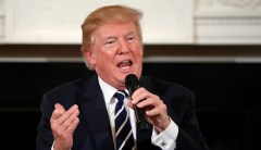 Trump tells school shooting victims that arming teachers may be the answer