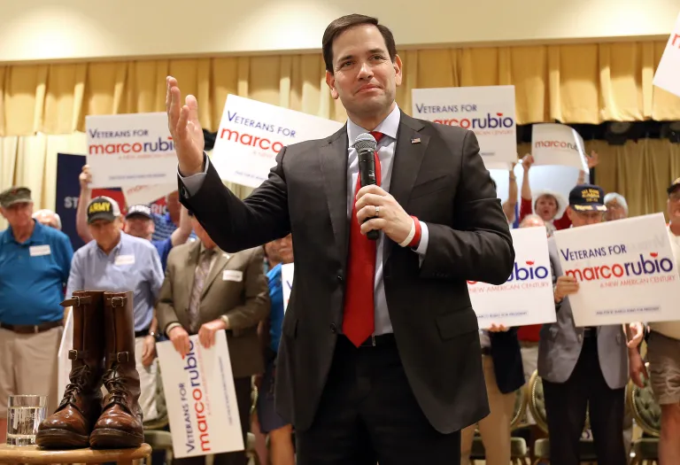 Since Marco Rubio dropped out of the presidential race, super PAC activity on the campaign trail has quieted from a raging river to a slow drip. (Bruce Ackerman/Star-Banner via AP)