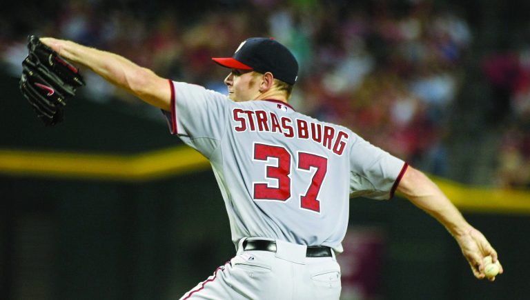 Strasburg leads Nationals again