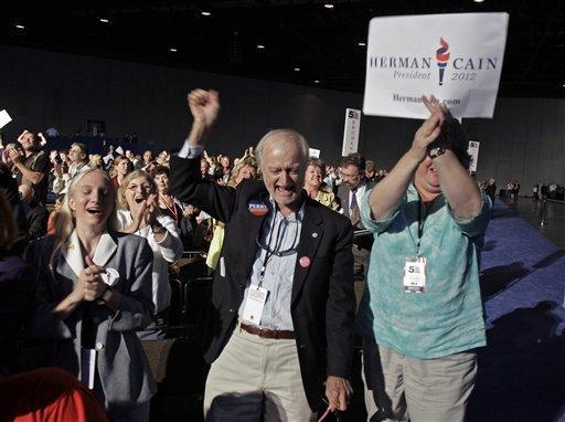 Herman Cain wins FL straw poll