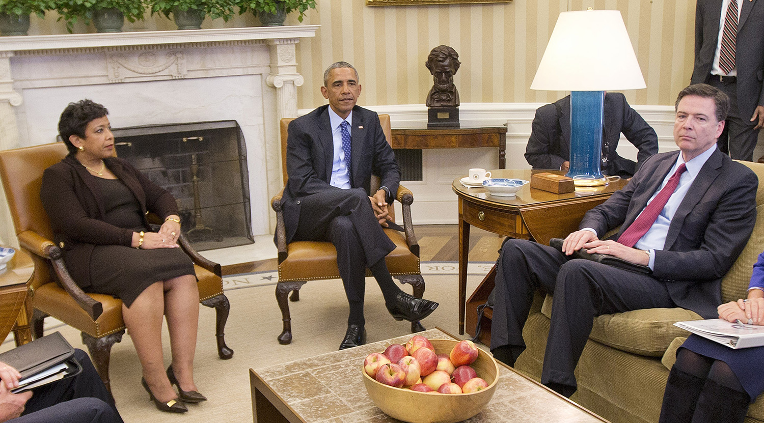 WH: Obama feels ‘pride’ over how Lynch, Comey handled Congress