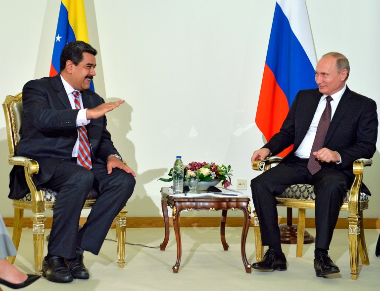 Russia is on the cusp of controlling a 49.9 percent stake in Citgo, owned by a Venezuelan government entity. (Alexei Druzhinin/ Sputnik, Kremlin Pool Photo via AP)