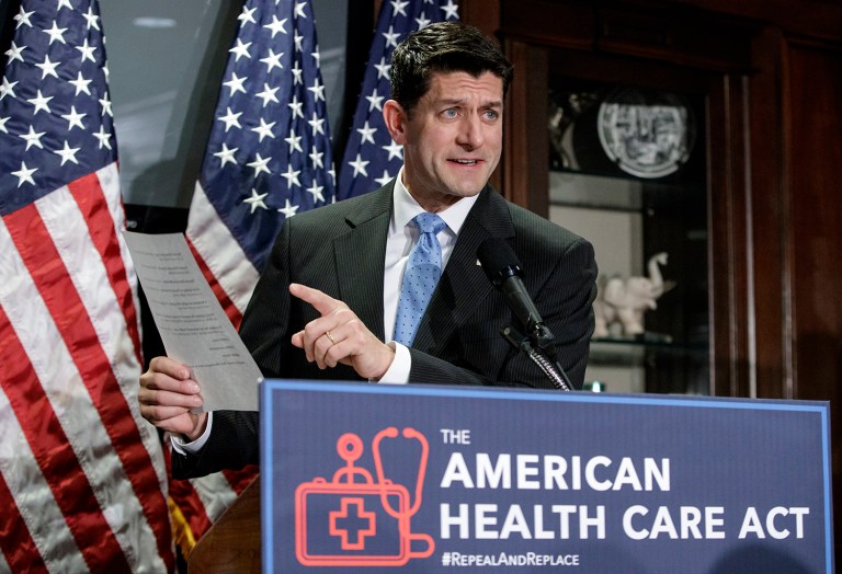 The political nonprofit organization aligned with Speaker Paul Ryan on Monday launched a new digital advertising campaign to encourage Republican support for the GOP healthcare bill. (AP Photo/J. Scott Applewhite)