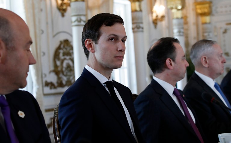 Jared Kushner, senior adviser and son-in-law to President Trump, is now under investigation as part of the FBI's probe into Russian election meddling, according to multiple reports. (AP Photo/Alex Brandon)
