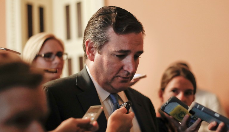 Sen. Ted Cruz, R-Texas, warned that the Republican failure to pass a bill to repeal parts of Obamacare will disappoint Republican voters around the country. (AP Photo/Pablo Martinez Monsivais)