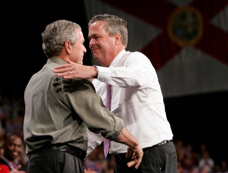 Republican presidential candidate Jeb Bush said Tuesday that bringing his brother, former President George W. Bush, out on the campaign trail is 