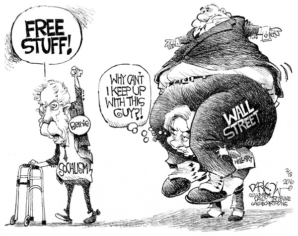 Editorial cartoon: Why can’t I keep up with this guy?