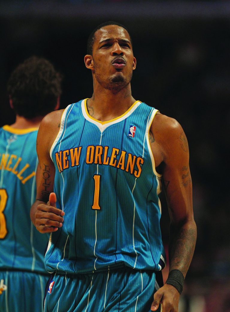 Jonathan Daniel/Getty Images
Trevor Ariza averaged 10.8 points in 41 games for the New Orleans Hornets last season.