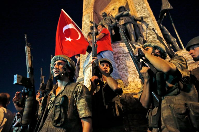 Approximately 17 Turkish police officers were killed early Saturday morning. (AP Photo/Emrah Gurel)
