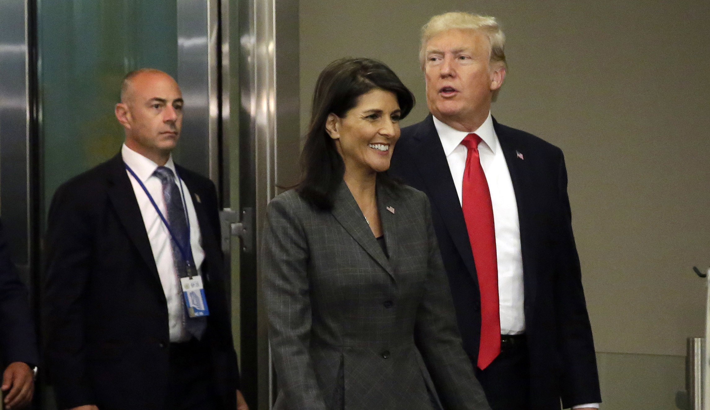Nikki Haley takes center stage during Trump’s UN debut